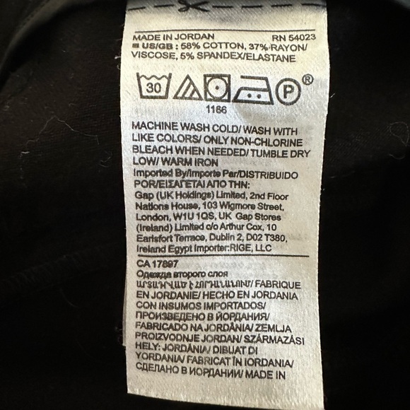 Banana Republic Sloan fit black pants. - Picture 7 of 7